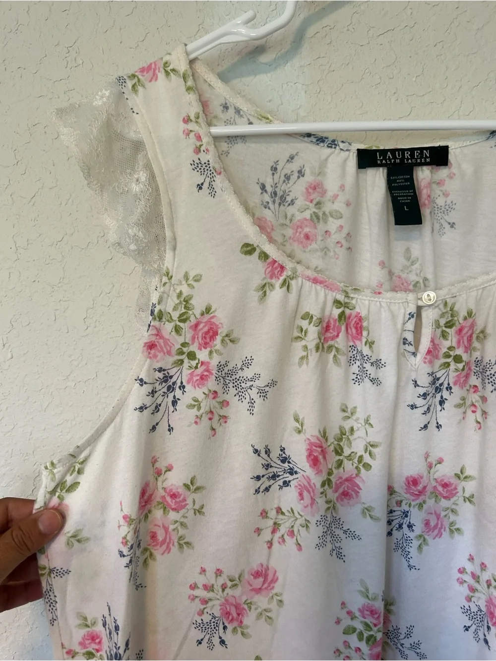 Ralph Lauren Floral Cottagecore Sleeveless Night Gown, Cozy Grandma - Picture 4 of 7